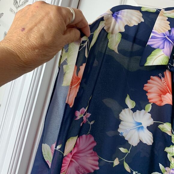 Colleen Lopez Size 2X belted kimono dress - Picture 4 of 9